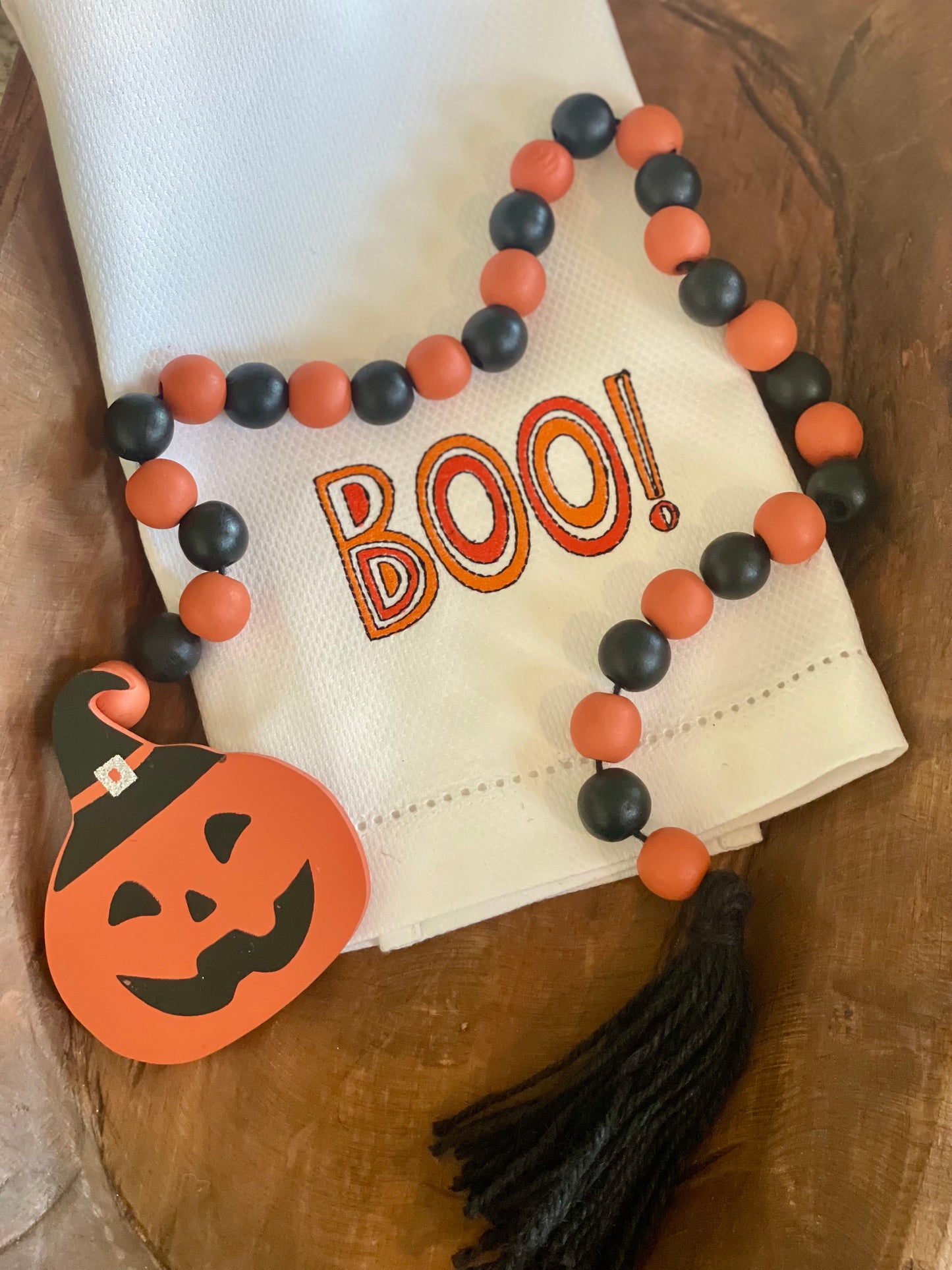Fall Hemstitch Hand Towel