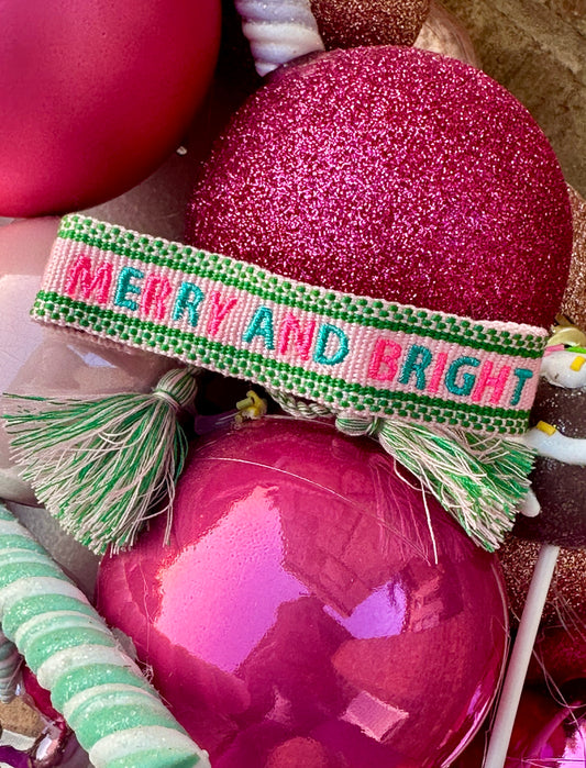 Christmas Tassel Bracelet