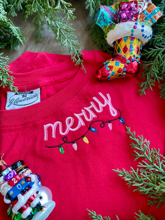 Adult Merry Stadium Shirt