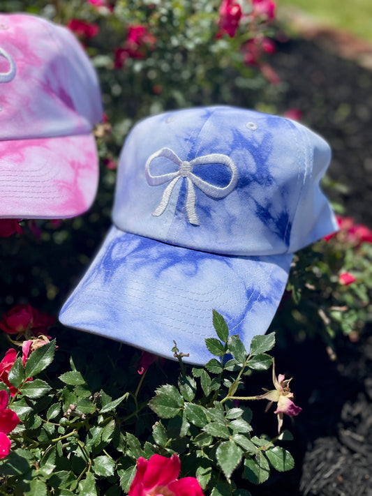 Adult Tie Dye Bow Hat
