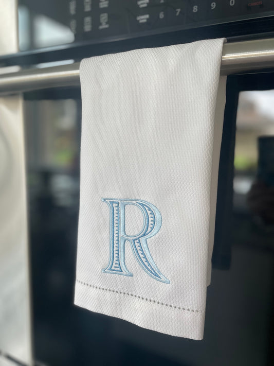White Hemstitch Hand Towel