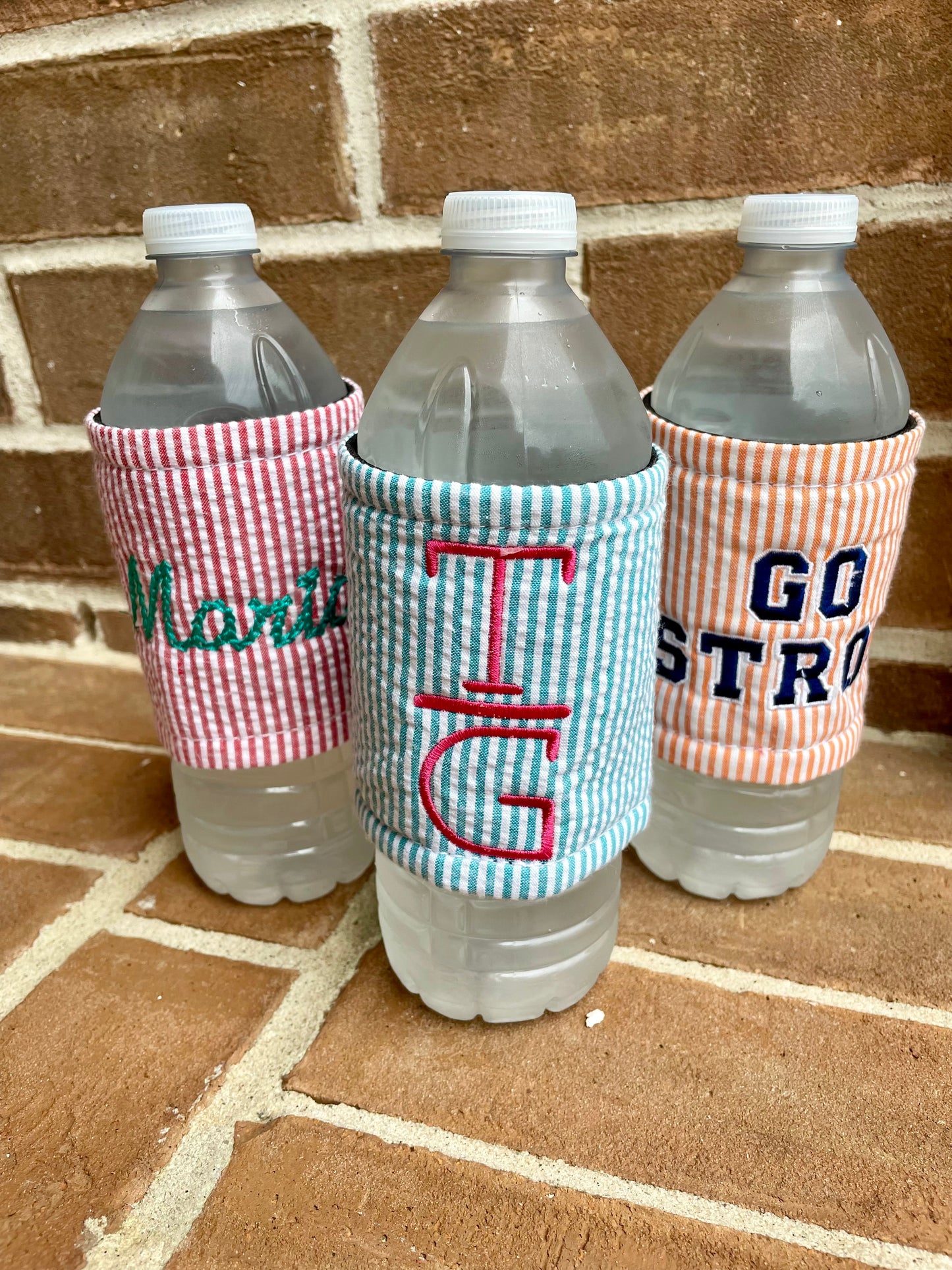 Seersucker Koozie
