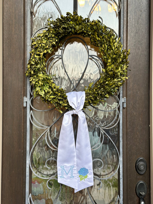 Wreath Sash