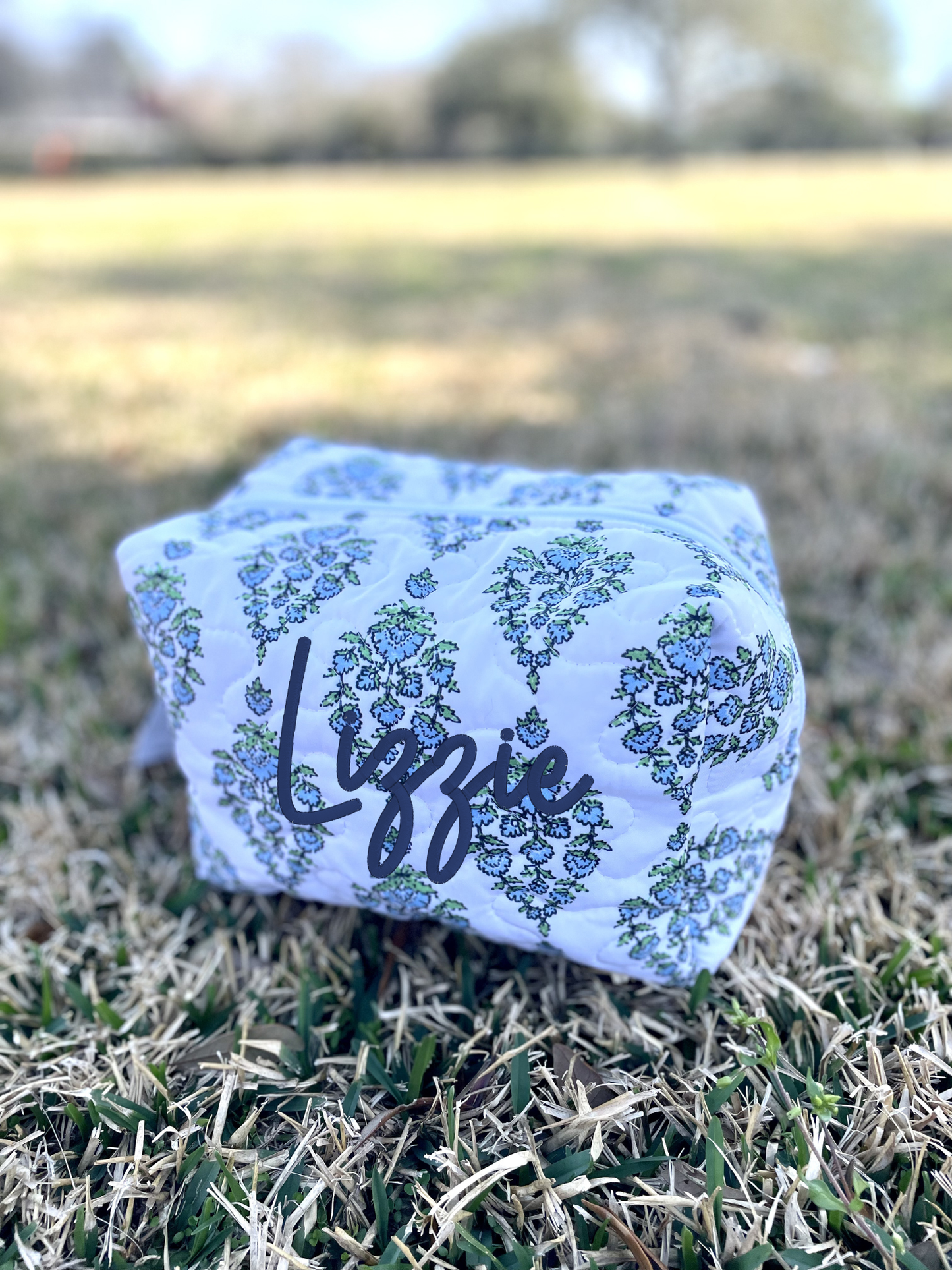 Quilted Make Up Bag