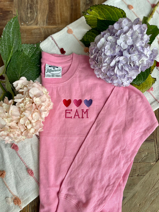 Girls Heart Trio Shirt