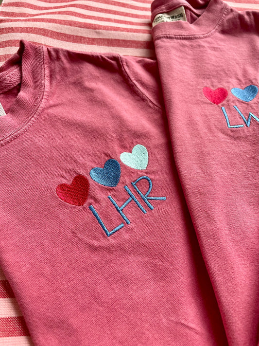 Boys Heart Trio Shirt