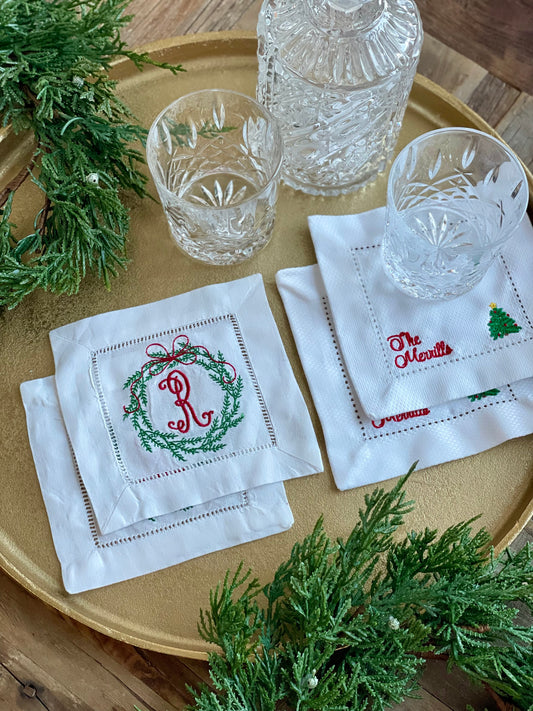 Christmas Cocktail Napkins