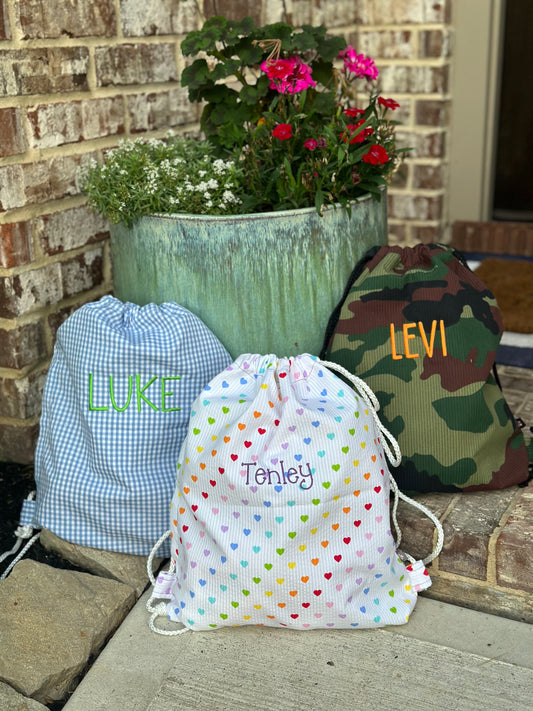 Sling Drawstring Backpack