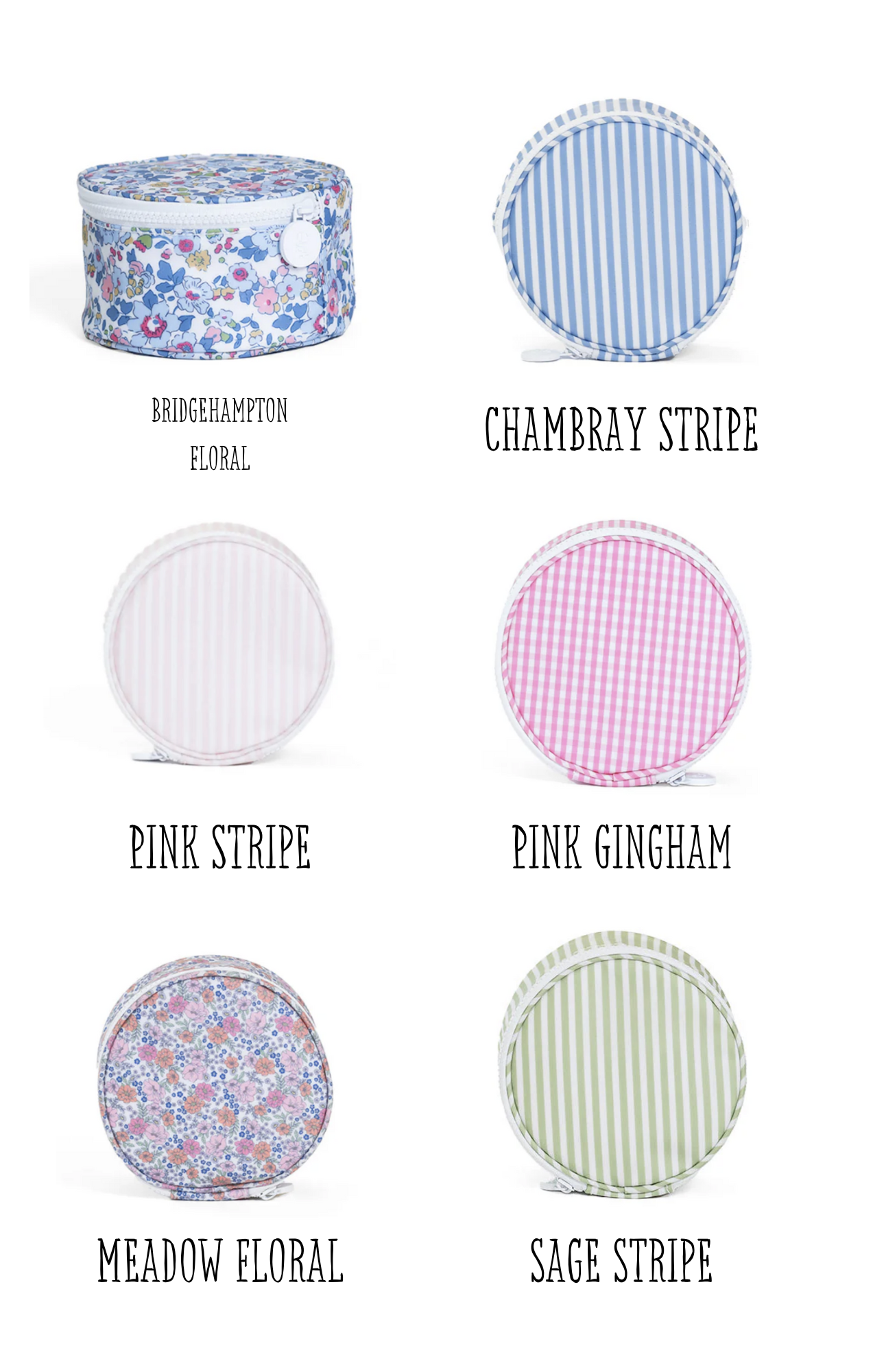 TRVL Round Jewelry Bag